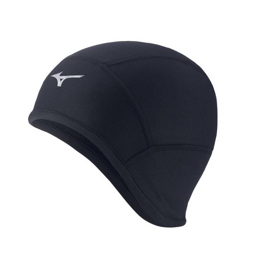 Mens Mizuno WARMALITE PIP Running Hat Black Philippines (MACVZQ601)